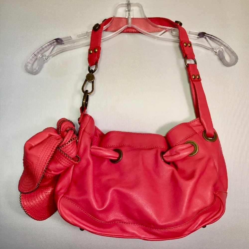 BCBGMaxAzria Hobo Handbag Purse Pre-owned Red